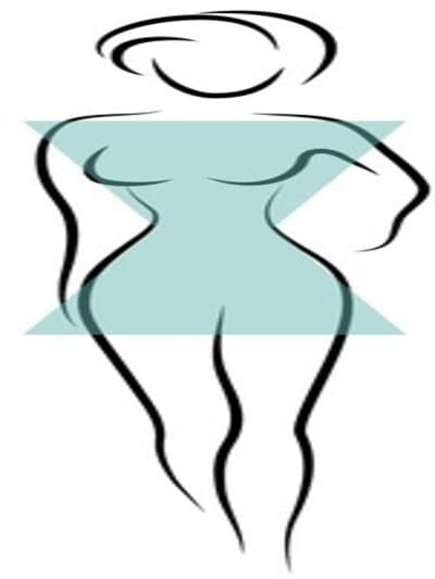 Hourglass body shape