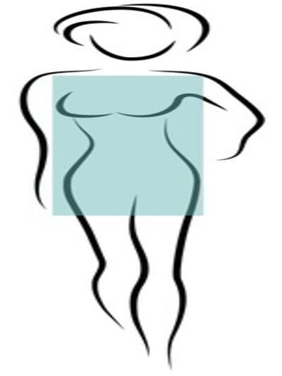 Rectangle body shape