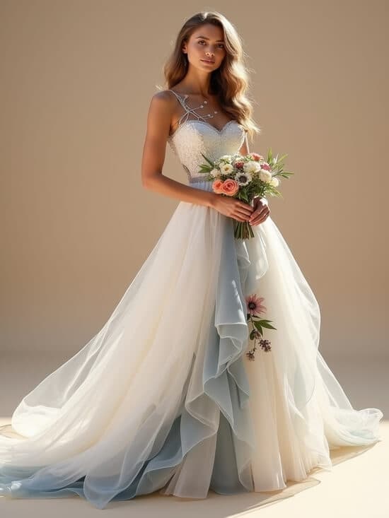 Artistic & Unique wedding dress style