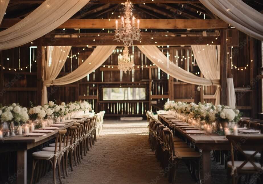 Rustic Venue wedding dress